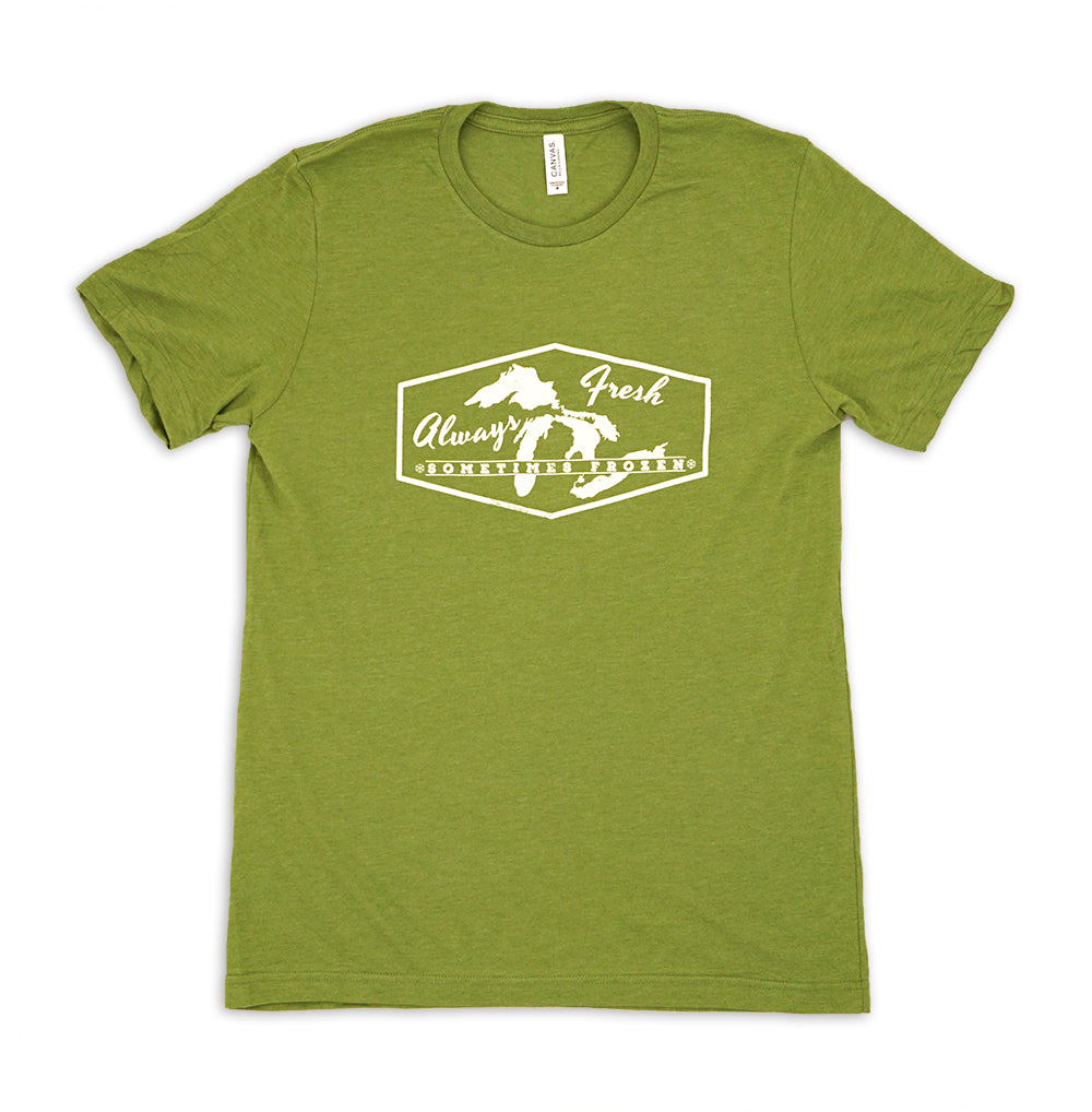 Bella Tshirt- Always Fresh/ Sometimes Frozen (Great Lakes)- 2