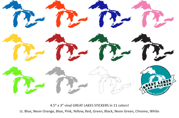 Great Lakes Die-Cut Sticker
