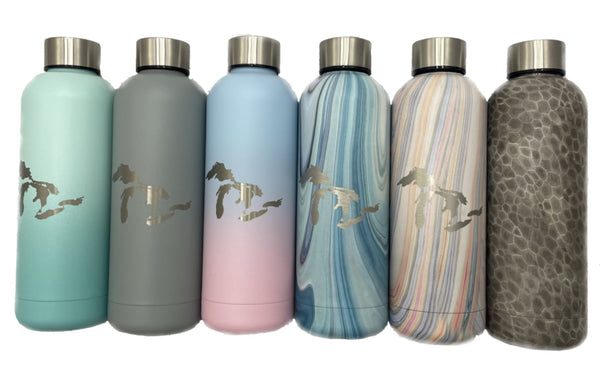 17oz Insulated Bottle- 6 Styles