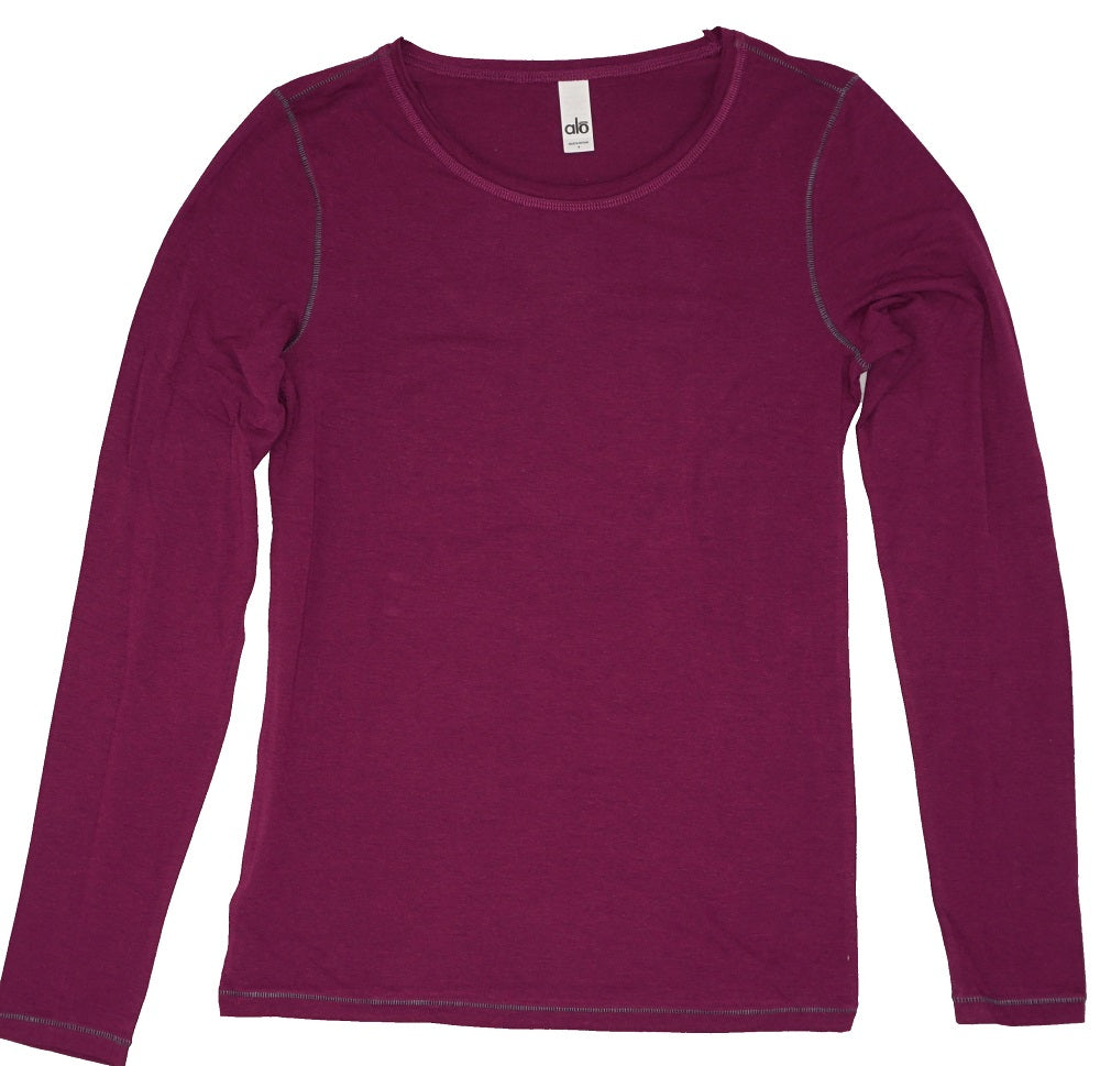 alo shirt Alo Womens L/S Performance Tshirt- 2 COLORS – Momentum Outfitters