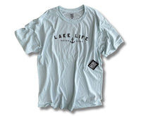SHORT SLEEVE T-COASTAL BLUE- LAKE LIFE / NEVER SALTY ANCHOR
