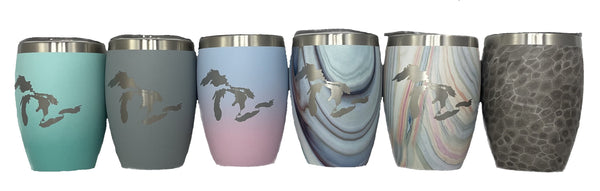 12 oz Insulated Tumbler w/Lid- 6 Styles – Momentum Outfitters