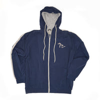 Momentum Nylon Lined Hooded Jacket - Navy