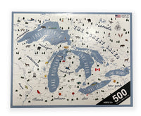 Great Lakes Jigsaw Puzzle - Made In USA