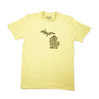 Tshirt- Mens/Unisex- Morel Mushroom Michigan -KEYLIME