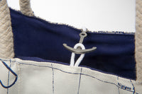 Charlevoix Sail Bag Tote - Navy