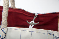 Charlevoix Sail Bag Tote - Red