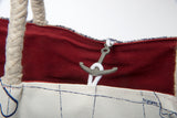 Charlevoix Sail Bag Tote - Red