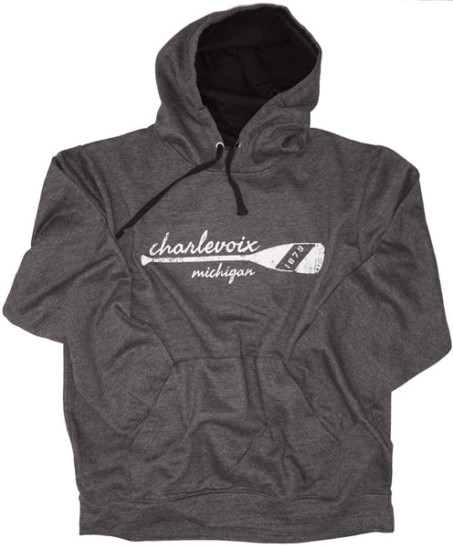 Mens/Unisex Hoody- Charlevoix Oar