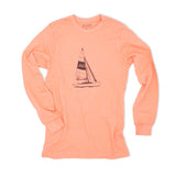 Longsleeve T- Michigan /Sailboat- 2 COLORS