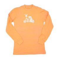 Longsleeve T- Up North Moose/Bear/Bike-Coral