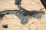 Walloon Lake, Michigan 3-D Nautical Wood Chart, Small, 16" x 20"