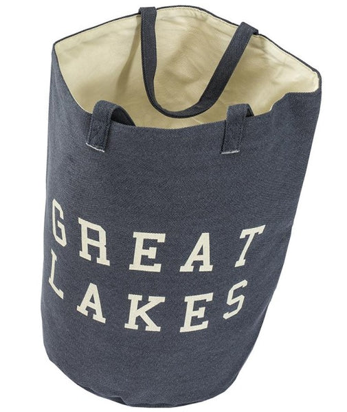 Michigan Great Lakes Girl Patch Canvas Tote Bag