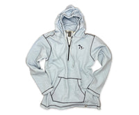 1/4 ZIP HOOD- ARCTIC BLUE-  GREAT LAKES