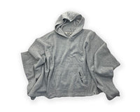 Womens Poncho- Heather Grey- Great Lakes Embroidery