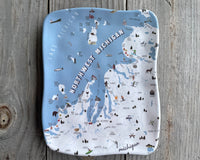 SMTRY-LOWER NW MICHIGAN MELAMINE 10" X 8" TRAY