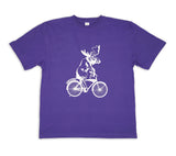 Mens/ Unisex Tshirt- Moose/Bike- 2 COLORS