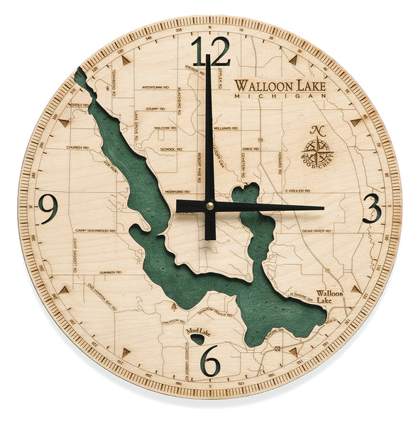 Woodchart Clock - Walloon Lake