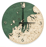 Woodchart Clock - Northwest Lower Michigan