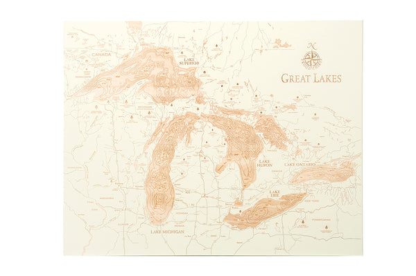 Great Lakes "Fire & Birch" Series  24"x 30"
