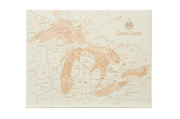 Great Lakes "Fire & Birch" Series  15" X 19"