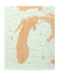 Lake Michigan "Fire & Birch" Series  24"x 30"